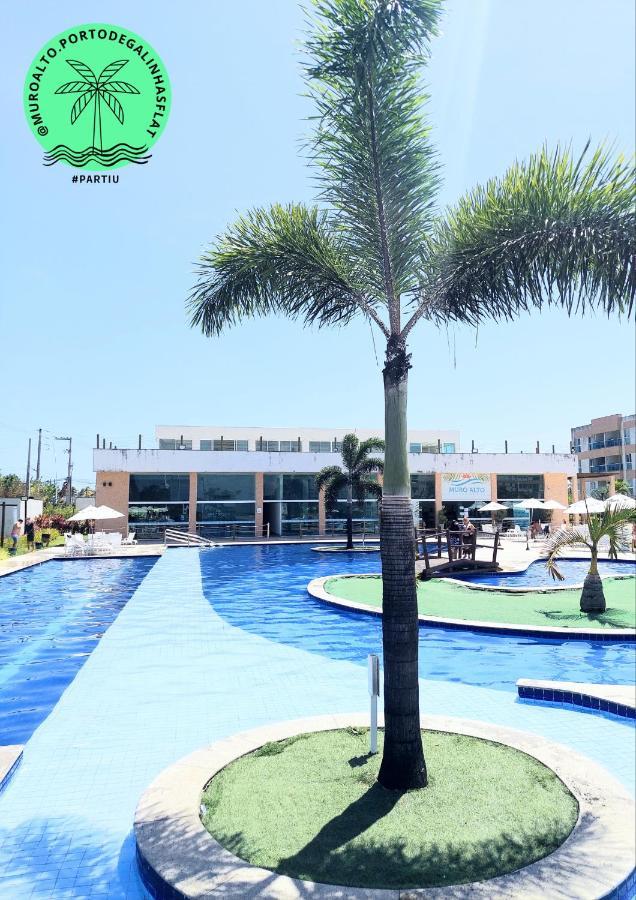 Flat Aconchegante, 3 Quartos, Condominio Muro Alto Em Pôrto das Galinhas Dış mekan fotoğraf
